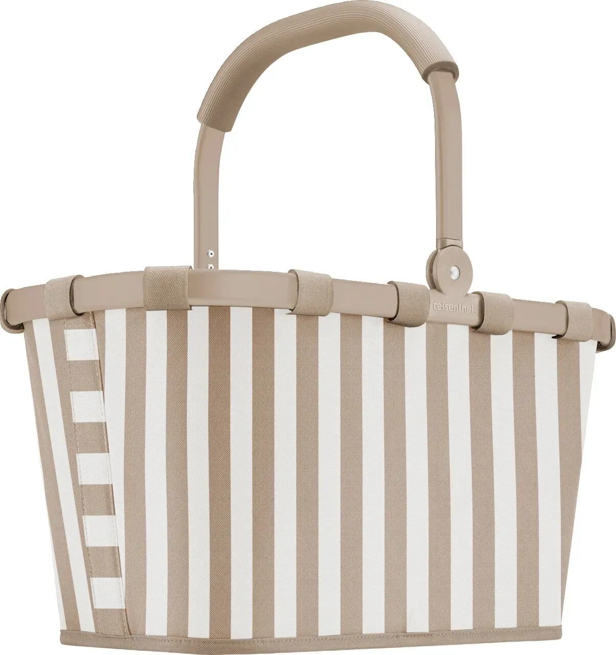 Reisenthel Carrybag SUMMERSTRIPES COFFEE - B/H/T ca. 48.00x29.00x28.00