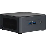 Intel NUC 11 Pro - UCFF - Mini-PC Barebone - DDR4-SDRAM - M.2 - Serial ATA III - Wi-Fi 6 (802.11ax) - 28 W - Schwarz