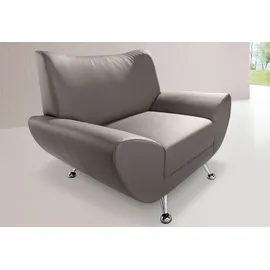 INOSIGN Sessel »Saltare elegant und komfortabel, toller Designfuß«, grau