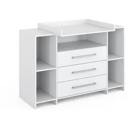 Vicco Wickelkommode Oskar, 143 x 100 cm, XL mit Schubladen