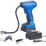 AGT Auto Luftpumpe: Akku-Kompressor-Luftpumpe für Reifen, Bälle u.v.m., LCD, bis 116 psi