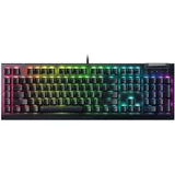 Razer BlackWidow V4 X Mechanical Gaming Keyboard Yellow Switch) US išd?stymas, su laidu, Juodas