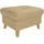 sit&more Hocker Göteborg mit Federkern 76 x 47 x 63 cm Braun