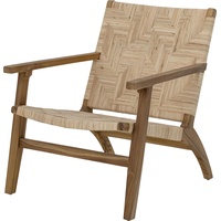 Creative Collection, Sessel, Mills Lounge Chair, Brown, Rattan
