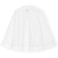 MOSHI MOSHI MIND Blusentop MOSHI MOSHI MIND "moshi moshi mind Shirt july", Damen, Gr. XS, weiß, Obermaterial: 100% Baumwolle, Blusen Blusentop