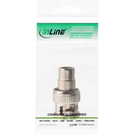 InLine Video Adapter 1x Cinch Buchse auf BNC Stecker