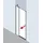 Kermi Ibiza 2000 STL 0800x1750, silber mattglanz, ESG klar mit KermiClean I2STL080171PK