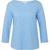 s.Oliver Shirt mit Flammgarnstruktur Blau 3XL