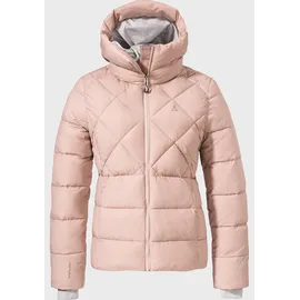 Schöffel Funktionsjacke "Ins Jacket Boston L", Damen, Gr. 42, pink (3175, pink), Oberstoff: 63% Nylon, 37% Baumwolle. Futter: 100% Polyester. Wattierung: 100% Polyester, regular fit, hoch geschlossener Ausschnitt, Jacken Funktionsjacke