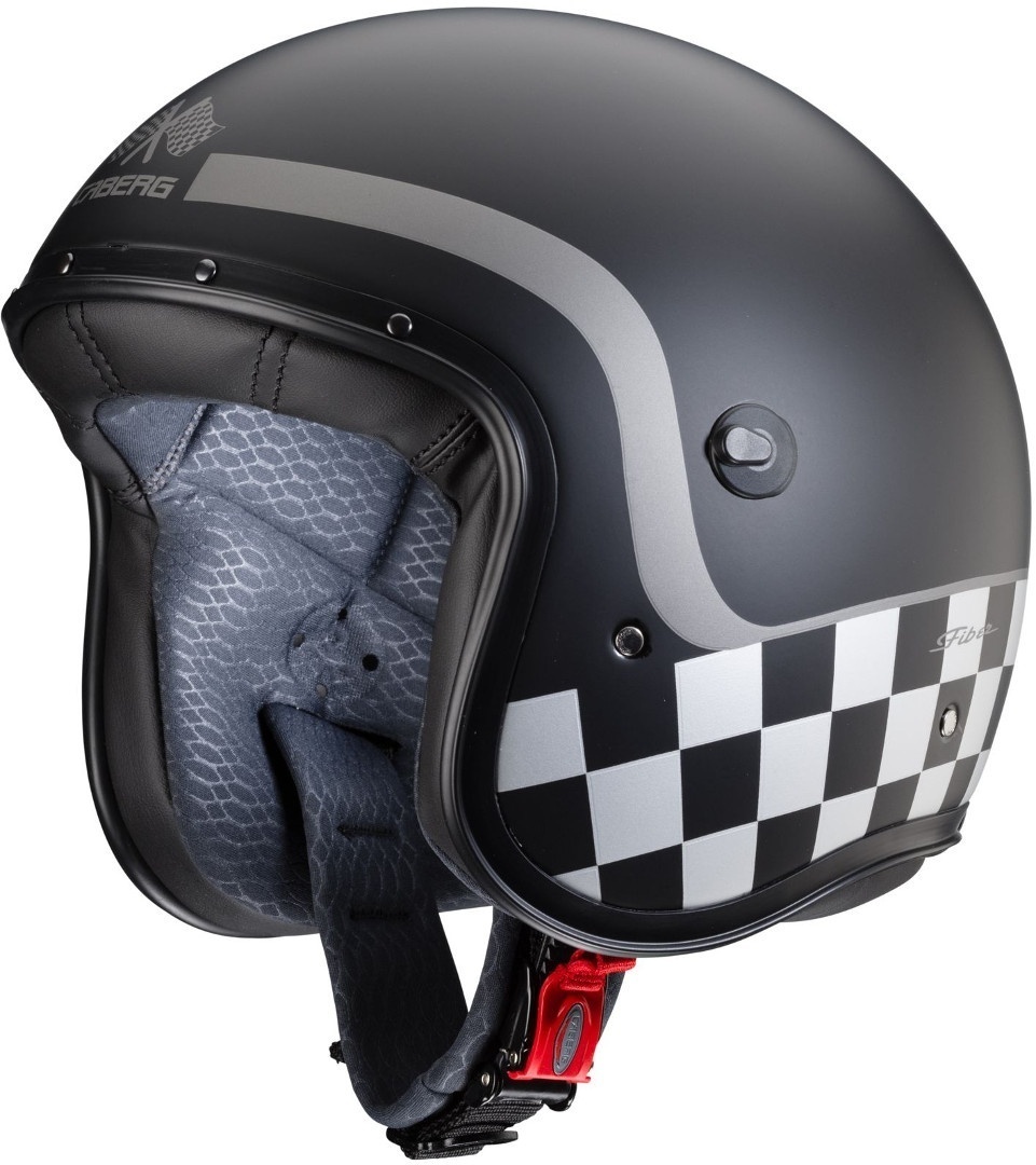 Caberg Freeride Formula Jet Helm, zwart-wit, XS Voorman