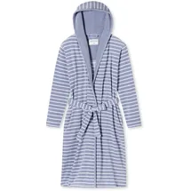 SCHIESSER Bademantel Feather Terry hellblau XL