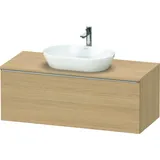Duravit Waschtischunterschrank wandhängend „D-Neo“ 120 × 45,9 × 55 cm Eiche Natur