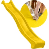 DEMMELHUBER - Kinder Rutsche Outdoor Garten Spielgeräte, Stabile Wasserrutsche für Kinder, Alternative zu Indoor Spielgeräten, 2,90 Meter lang (Gelb)