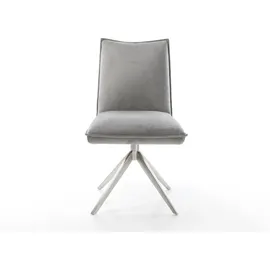 DeLife Lelio-Flex Samt Grau