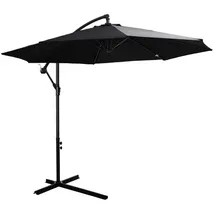 Outsunny Ampelschirm 300 x 300 cm Schwarz