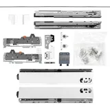 vasalat BLUM Schubladenschienen TANDEM Zargenhöhe 68mm, 30kg, NL400mm, weiß, bis KB1400mm