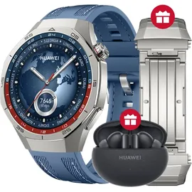 Huawei Watch GT 5 Pro 46 mm Titansilber Titan-Armband