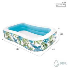 Intex Tropical Planschbecken 229 x 152 x 48 cm (600L)