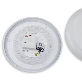ISOLED LED Deckenleuchte 18W Kunststoff Ø 28cm IP64 2400lm weiß