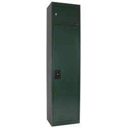 Rottner Tresor Waffenschrank »GUN«, BxHxT: 37 x 150 x 26,5 cm, Stahl, grün - gruen