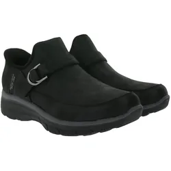 SKECHERS Easy Going Fun Habits Damen Slipper mit Air-Cooled Memory-Foam Slip-On Winter-Schuhe mit Scotchgard 167876 Schwarz - 37