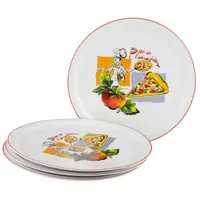 CreaTable Milano Sofia Pizzateller 4-tlg Porzellan