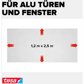 Tesa Clear View Fliegengitter Ersatzrolle 1,2 m x 2,5 m