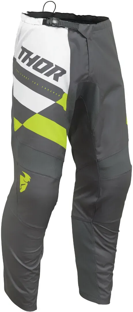 Thor Sector Checker Jeugd Motorcross broek, grijs, XL