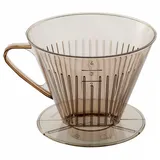WESTMARK Permanentfilter Kaffeefilter klar, 4 Tassen, SAN braun
