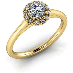 Verlobungsring VR08 750er Gelbgold - 2231