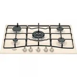 HOTPOINT PCN750TOWRHA Gaskochfeld 5-Flammen 75CM 1 Triple Krone Weiß