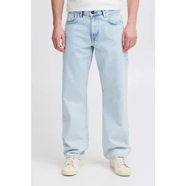 Blend Loose-fit-Jeans "BHFLAKE LOOSE FIT JEANS", Herren, Gr. 29, Länge 32, blau (denim light blau), Denim/Jeans, Obermaterial: 100% Baumwolle, Abriebeffekte, relaxed fit knöchellang, Jeans