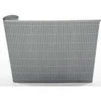 bambus-discount.com Kunststoff Sichtschutzmatte 100 x 300cm Farbe: Aluminium/Silber Modell Exclusiv - PVC Balkonverkleidung 1m x 3m