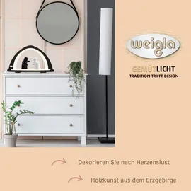 Weigla LED Schwibbogen schwarz/weiß 52 x 29,7 x 9 cm