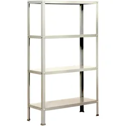 SimonRack Metallregale mit Schrauben für das haus Simonhome classic mini 4/300 weiß/weiß