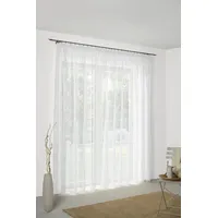Wirth Gardine WIRTH "Anita", weiß, B:400cm H:245cm, Polyester, Gardinen, Gardine, Fertig-Store mit FB 1:3 nach Maß