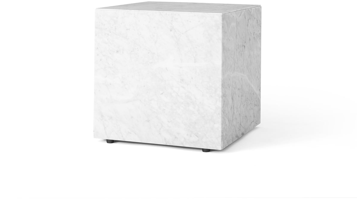 Audo - Plinth Cubic Beistelltisch, weiß