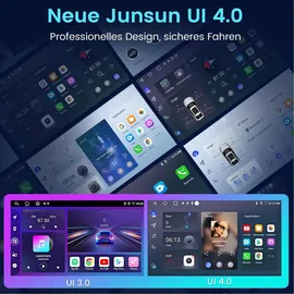 junsun Android Autoradio 4+64GB für VW Golf 7/Passat/Tiguan/Jetta/Polo/Beetle