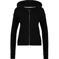 Alife & Kickin RanaAK A Gr. XXL schwarz Damen Sweatjacken Hoodie mit Reißverschluss und Kapuze, Kapuzensweatjacke