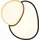 Trio Rise 1 21W rund schwarz-gold
