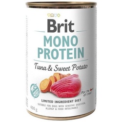 BRIT Mono Protein Tuna & Sweet Potato 6 x 400 g Monoprotein-Nahrungsmittel Thunfisch und Süßkartoffel