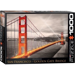 EUROGRAPHICS Puzzle 6000-0663 San Francisco, Golden Gate Bridge, 1000 Puzzleteile bunt