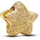 Pandora Strukturierter Stern Gold 764050C00