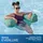 BESTWAY EverluxeTM Poolsitz mit Textiloberfläche EPS-Perlen-Füllung, 92 x 66 x 20 cm
