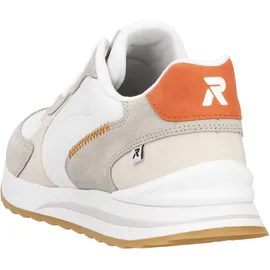 Rieker Keilsneaker Damen Orange/Weiß 42