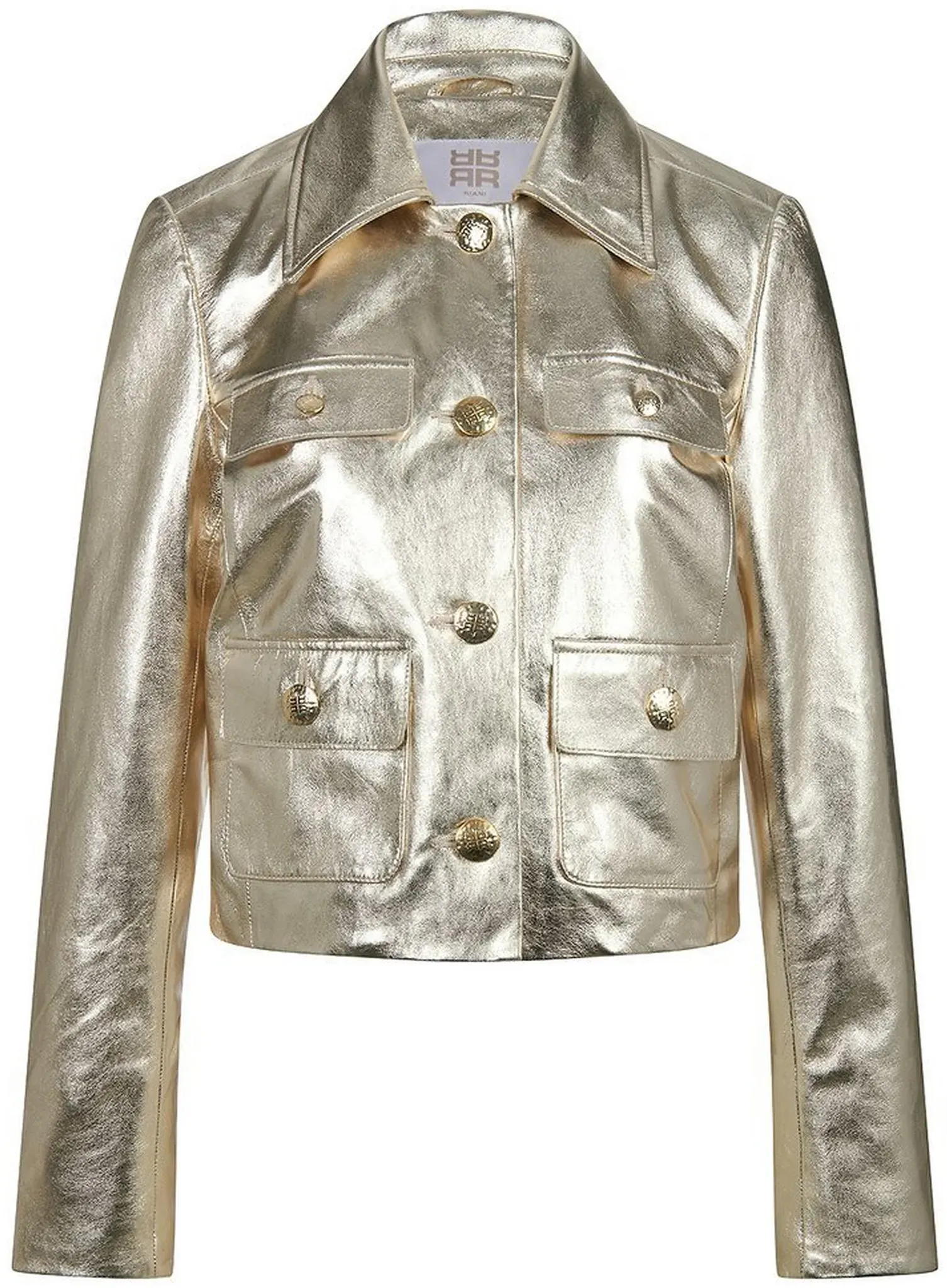 Lederjacke Riani gold