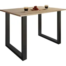 VCM Xona 140 x 76 x 80 cm sonoma-eiche/schwarz