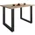 VCM Xona 140 x 76 x 80 cm sonoma-eiche/schwarz
