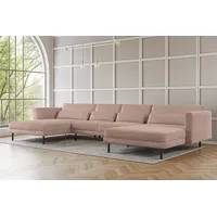 Fun Möbel Wohnlandschaft U-Form Sofa AGADA in Stoff Poso