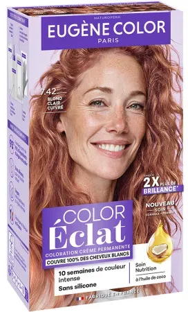 Eugene Color Color Éclat Hellblond Kupfer 7.42 1 Kit